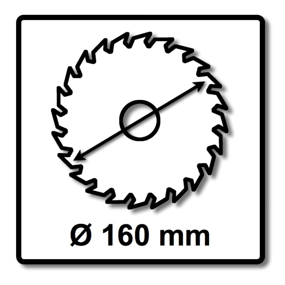 Festool Kreissägeblatt Wood Rip Cut HW 160 x 1,8 x 20 mm PW12 ( 205550 ) für Tauchsägen TS 55 F, TSC 55 K & Handkreissägen HK 55, HKC 55 - Toolbrothers