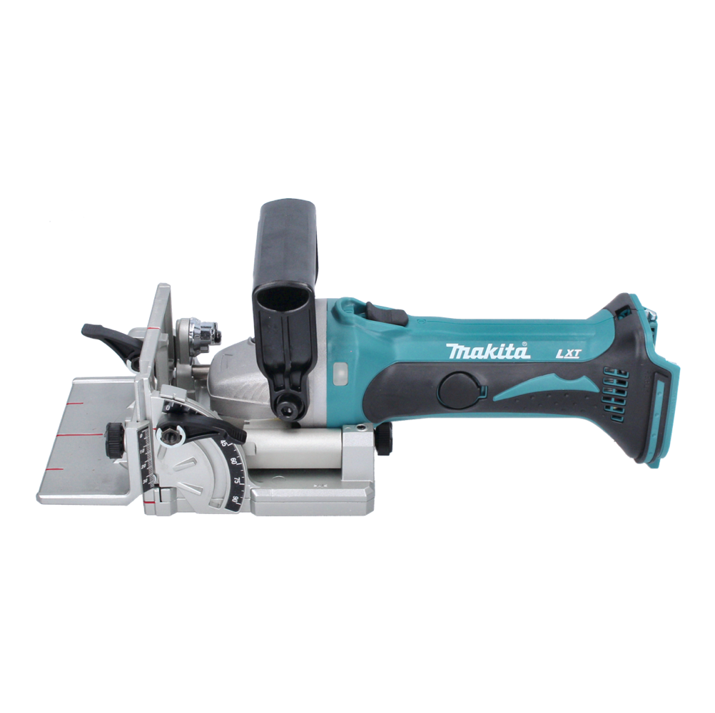 Makita DPJ 180 RF Akku Nutfräse 18 V 100 mm + 2x Akku 3,0 Ah + Ladegerät - Toolbrothers