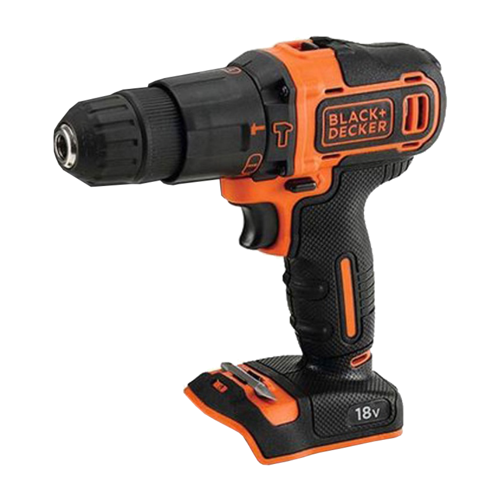 Black & Decker BDCHD18BAFC Akku Schlagbohrschrauber 18 V 40 Nm + 2x Akku 1,5 Ah + Ladegerät + 80 tlg. Zubehör Set + Koffer