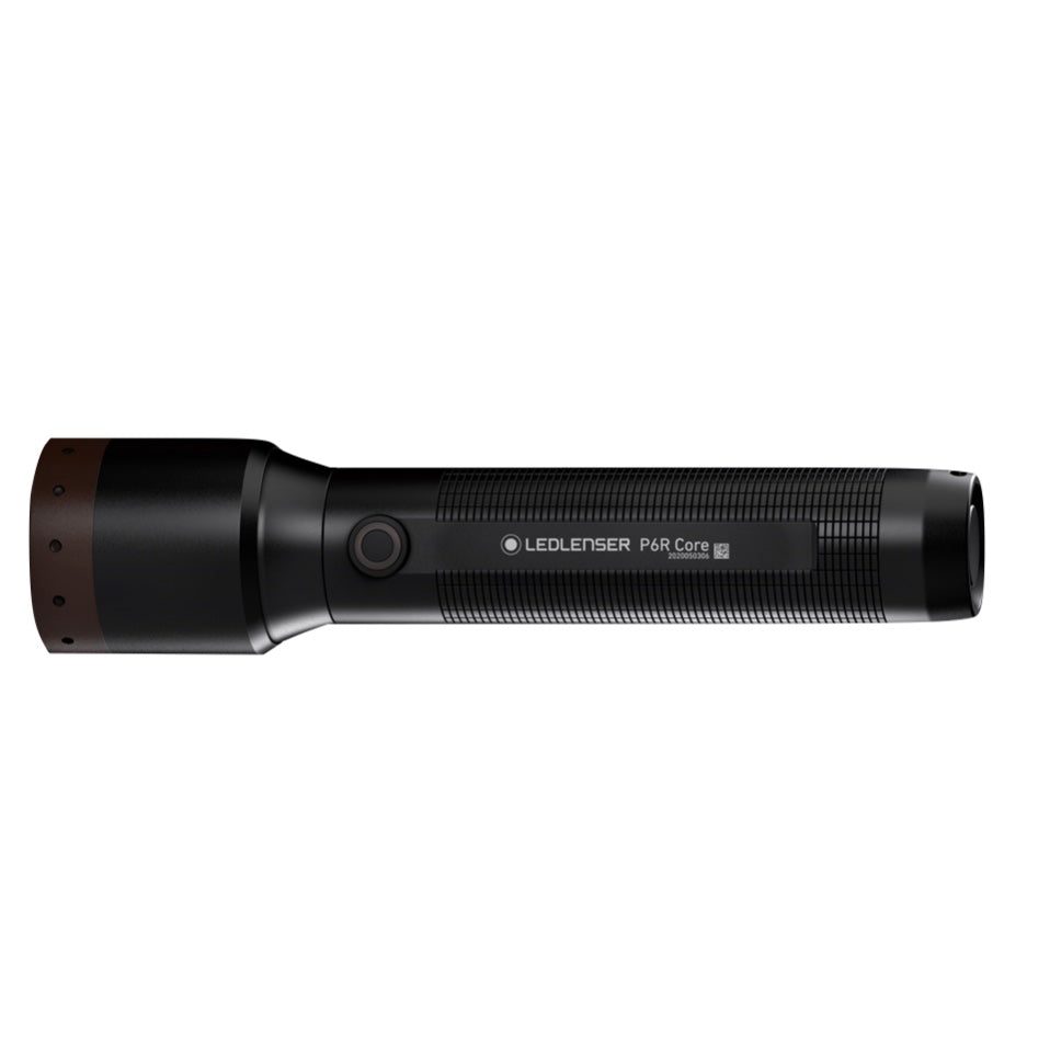 Ledlenser P6R Core LED Taschenlampe 900 lm IPX8 Schwarz ( 502179 ) + 1x Akku + 1x Ladekabel