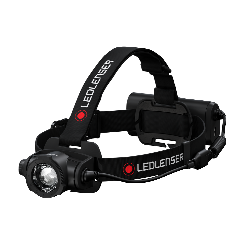 Lampe frontale LED Ledlenser H15R Core 2500 lm IP67 noir (502123) + 1x batterie + 1x câble de charge