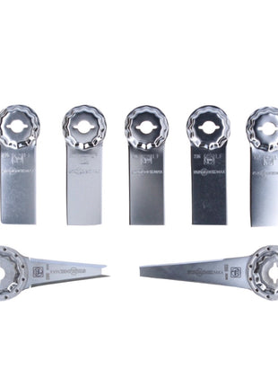 FEIN set professionnel Starlock Max construction intérieure 45 pièces (35222967120) + set professionnel Starlock Max lame de scie pour rénovation des joints 7 pièces (35222967130)