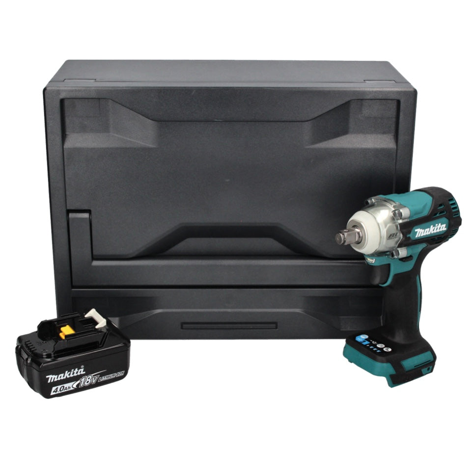 Makita DTW 300 M1X Akku Schlagschrauber 18 V 330 Nm 1/2" Brushless + 1x Akku 4,0 Ah + Makbox - ohne Ladegerät