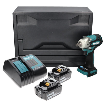 Makita DTW 300 SGX clé à chocs sans fil 18 V 330 Nm 1/2" sans balai + 2x batterie 6,0 Ah + chargeur + Makbox