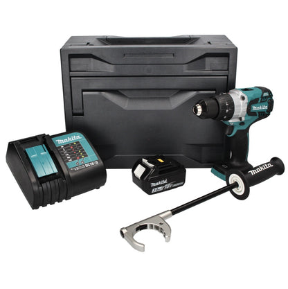 Makita DDF 481 SF1X perceuse-visseuse sans fil 18 V 115 Nm sans balais + 1x batterie 3,0 Ah + chargeur + Makbox