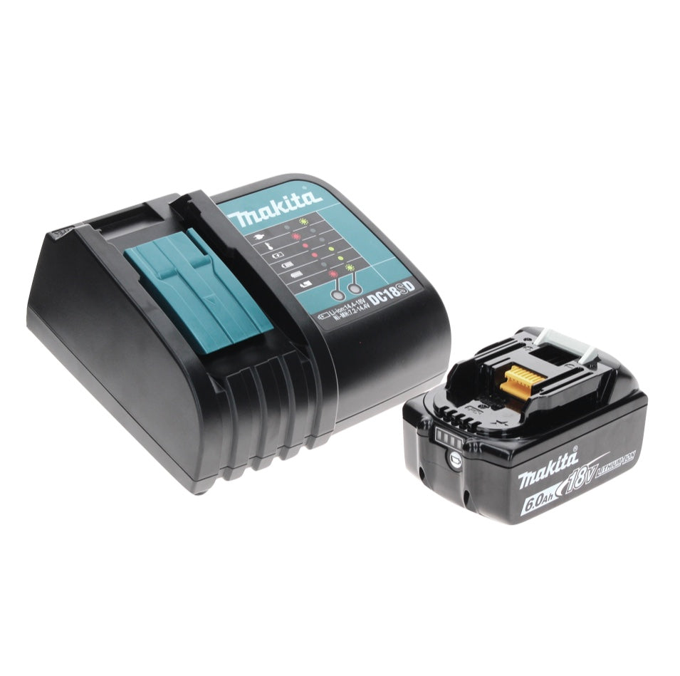 Makita DDF 481 SG1X perceuse-visseuse sans fil 18 V 115 Nm sans balai + 1x batterie 6,0 Ah + chargeur + Makbox