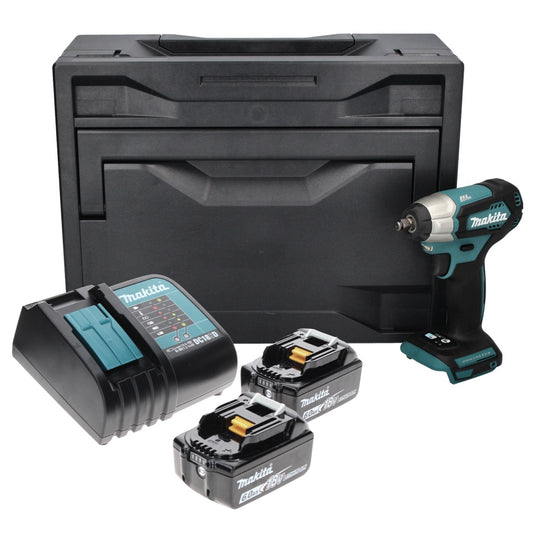 Makita DTW 180 SGX clé à chocs sans fil 18 V 180 Nm 3/8" sans balai + 2x batterie 6,0 Ah + chargeur + Makbox