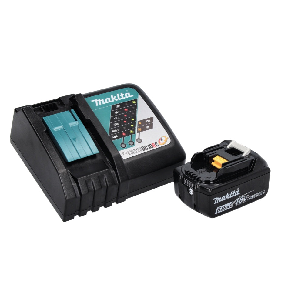 Makita DTW 180 RG1J clé à chocs sans fil 18 V 180 Nm 3/8" sans balai + 1x batterie 6,0 Ah + chargeur + Makpac