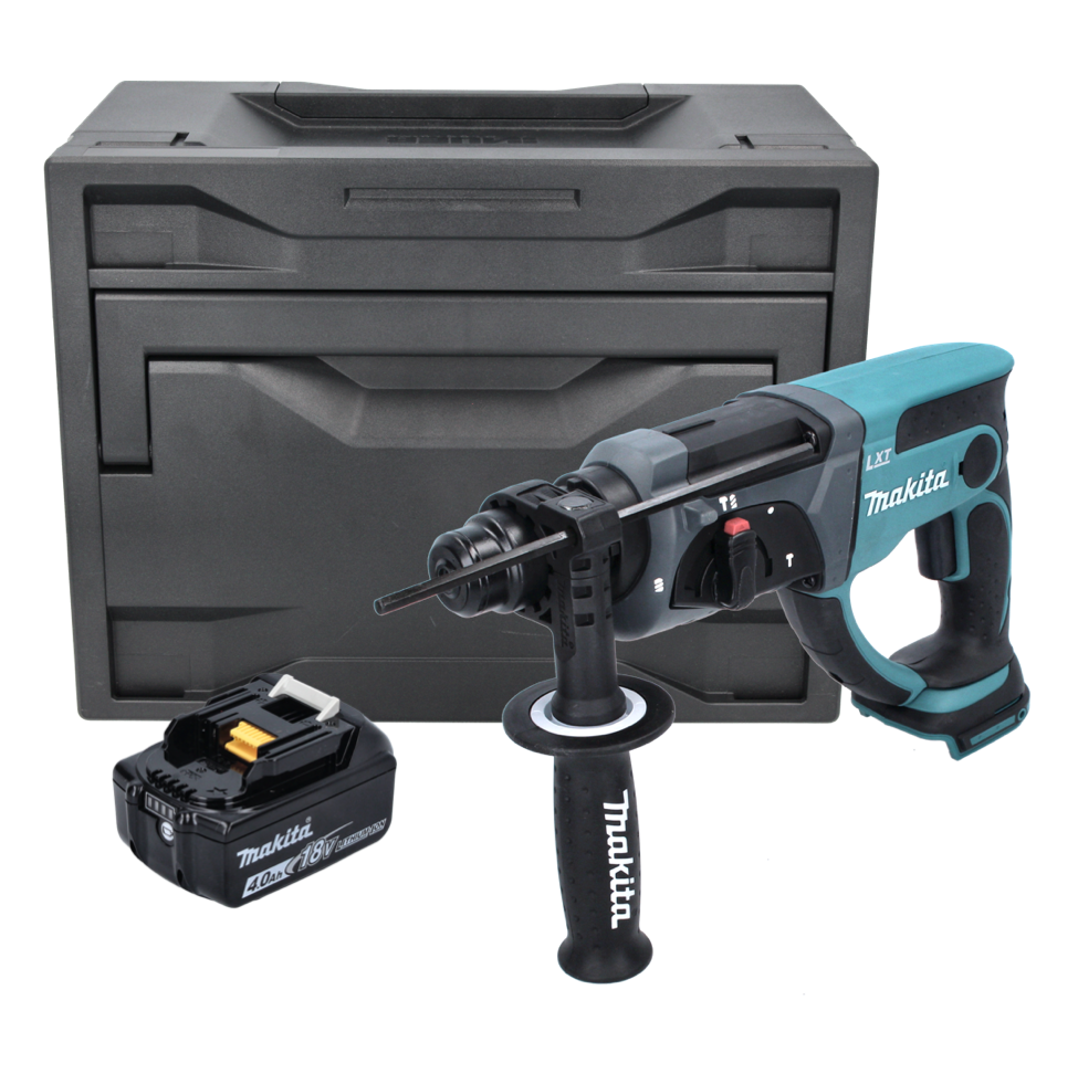 Makita DHR 202 M1X marteau combiné à batterie 18 V 2,0 J SDS Plus + 1x batterie 4,0 Ah + Makbox - sans chargeur