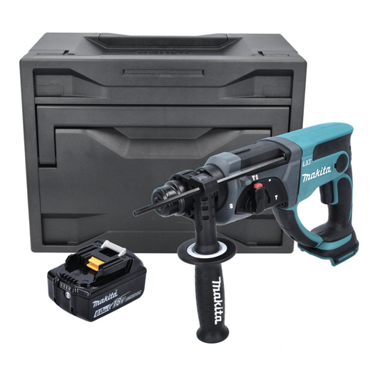 Makita DHR 202 G1X Akku Kombihammer 18 V 2,0 J SDS Plus + 1x Akku 6,0 Ah + Makbox - ohne Ladegerät