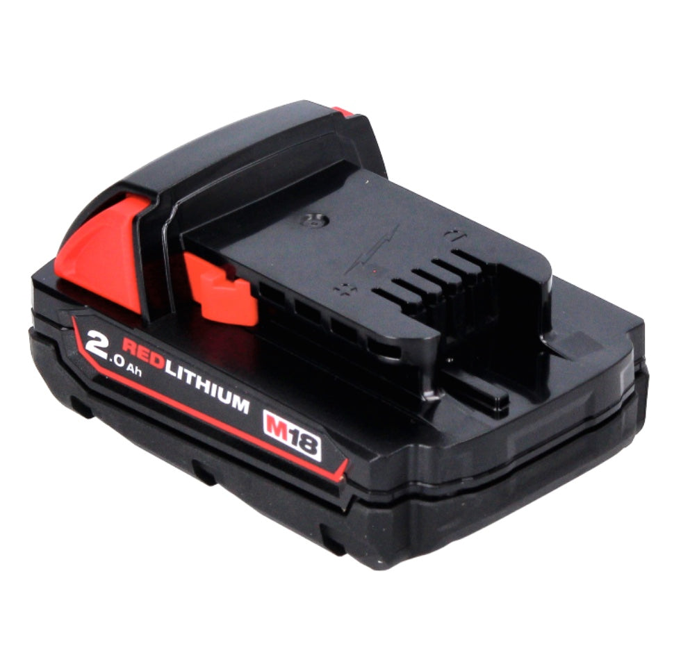 Batterie Milwaukee M18 B2 18 V / 2,0 Ah / 2000 mAh ROUGE Li-Ion (4932430062)