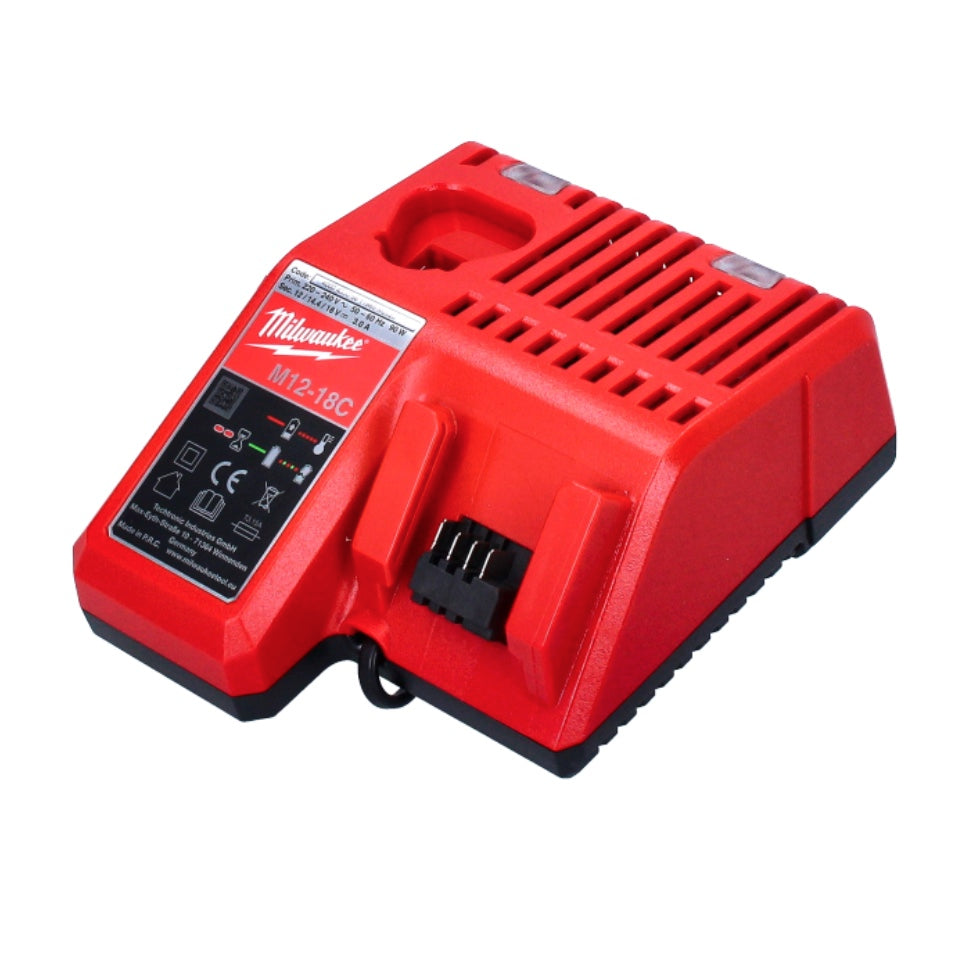 Kit de démarrage de batterie Milwaukee M18 B2 18 V 1x 2,0 Ah (1x 4932430062) + chargeur M12-18C 12 - 18 V (4932352959)