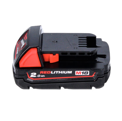 Kit de démarrage de batterie Milwaukee M18 B2 18 V 1x 2,0 Ah (1x 4932430062) + chargeur M12-18C 12 - 18 V (4932352959)