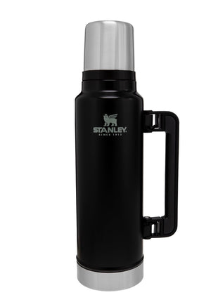 Stanley 1913 Classic Thermos Flacon Thermos 1,4 L Noir Double Paroi Isolation Sous Vide 40 Heures Chaud 35 Heures Froid