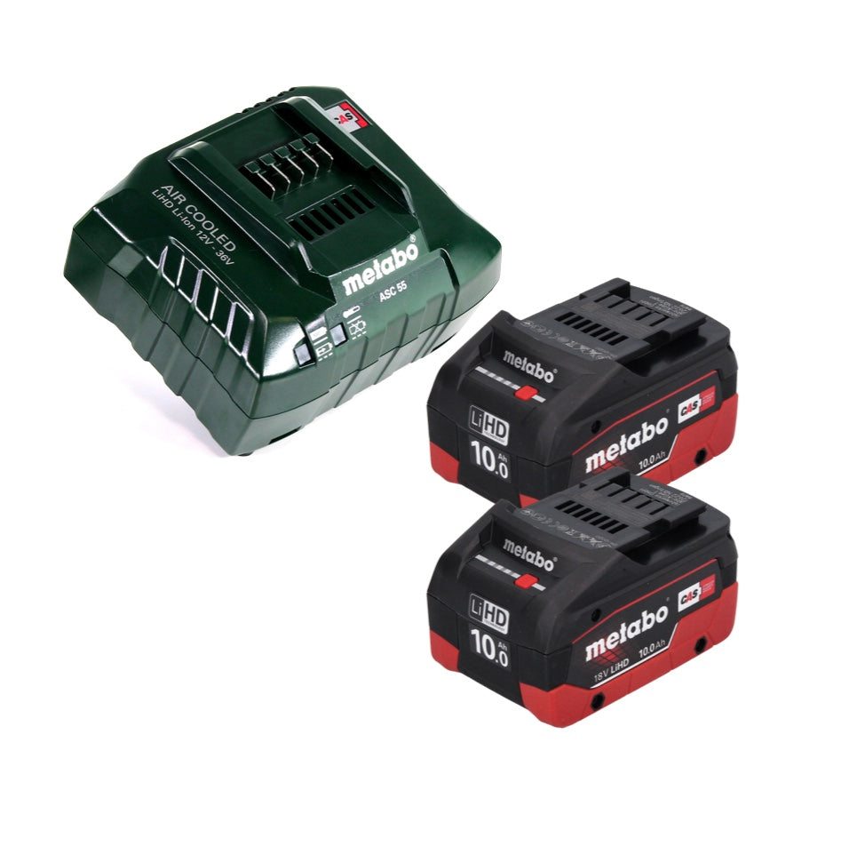 Meuleuse d'angle sur batterie Metabo W 18 LTX 125 18 V 125 mm + 2x batteries 10,0 Ah + chargeur + métaBOX