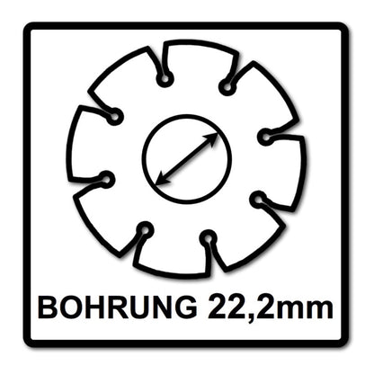 WellCut Diamond Blade Diamant Trennscheibe 125 x 22,23 mm 1 Stk. ( WC-SD12522 ) - Toolbrothers