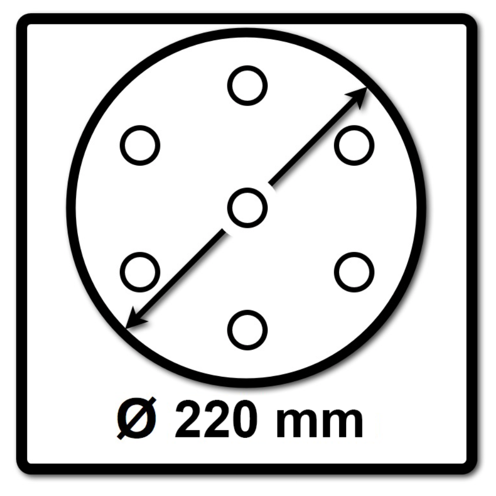 Festool Interface Pad IP STF D220/48-LHS 2 225 2 Stk. ( 2x 205418 ) 220 mm für Langhalsschleifer PLANEX LHS 2 225 EQ (I) - Toolbrothers