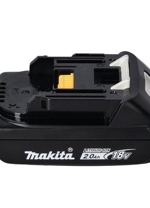 Makita BL 1820 B 18 V - Batterie Li-Ion 2,0 Ah / 2000 mAh avec affichage LED (197254-9) - originale, pas une réplique