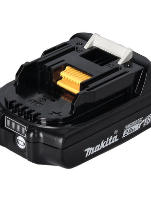 Makita BL 1820 B 18 V - Batterie Li-Ion 2,0 Ah / 2000 mAh avec affichage LED (197254-9) - originale, pas une réplique