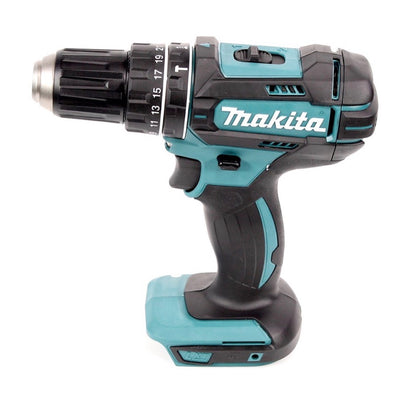 Makita DHP 482 RF1 perceuse à percussion sans fil 18 V 62 Nm + 1 batterie 3,0 Ah + chargeur + jeu d'embouts 40 pièces