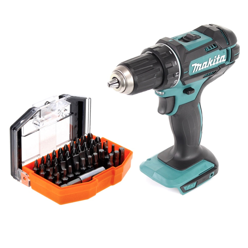 Makita DDF 482 Z perceuse-visseuse sans fil 18 V 62 Nm + jeu d'embouts 44 pièces - sans batterie, sans chargeur