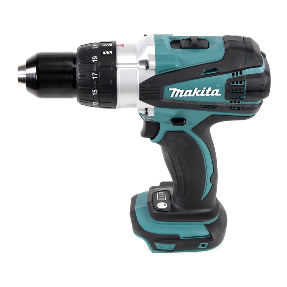 Makita DDF 458 Z Akku Bohrschrauber 18 V 91 Nm + 40 tlg. Bit Bohrer Set - ohne Akku, ohne Ladegerät