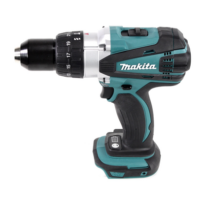 Makita DDF 458 RF1 Akku Bohrschrauber 18 V 91 Nm + 1x Akku 3,0 Ah + Ladegerät + 40 tlg. Bit Bohrer Set