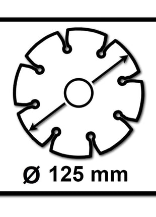 WellCut Diamond Blade Diamant Trennscheibe 125 x 22,23 mm 2 Stk. ( 2x WC-SD12522 ) - Toolbrothers