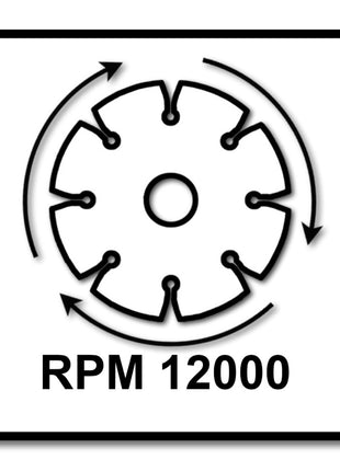 WellCut Diamond Blade Diamant Trennscheibe 125 x 22,23 mm 4 Stk. ( 4x WC-SD12522 ) - Toolbrothers