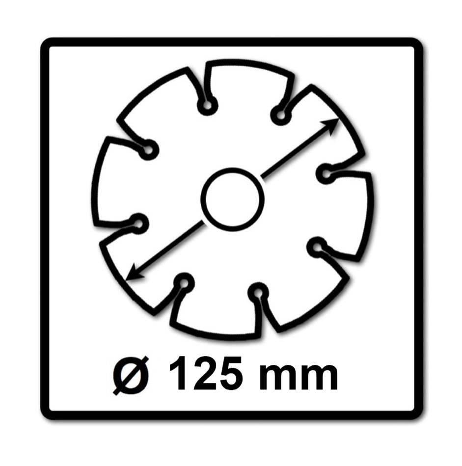 WellCut Diamond Blade Diamant Trennscheibe 125 x 22,23 mm 4 Stk. ( 4x WC-SD12522 ) - Toolbrothers