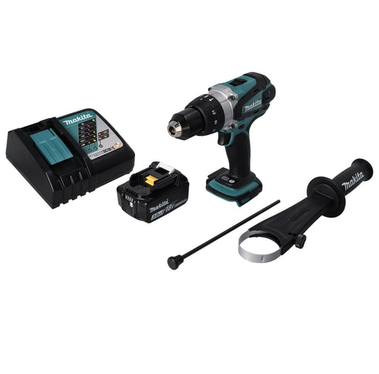 Makita DHP 458 RM1 Akku Schlagbohrschrauber 18 V 91 Nm + 1x Akku 4,0 Ah + Ladegerät