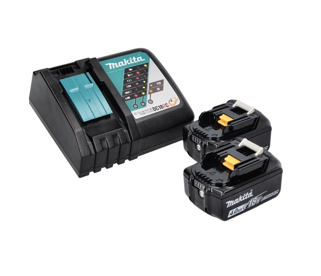 Makita DHP 458 RM perceuse à percussion sans fil 18 V 91 Nm + 2x batteries 4,0 Ah + chargeur