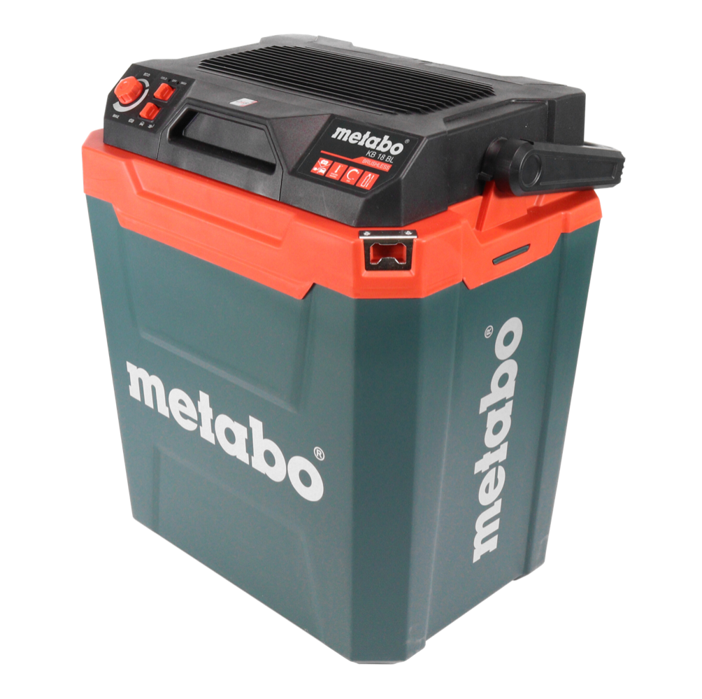 Metabo KB 18 BL Akku Kühlbox 18 V mit Warmhaltefunktion 28 l Brushless + 1x Akku 4,0 Ah + Ladegerät