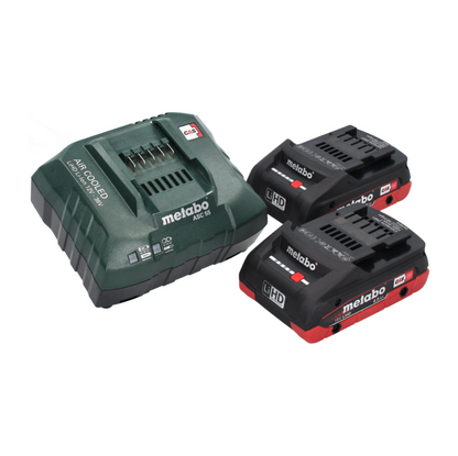 Glacière à batterie Metabo KB 18 BL 18 V avec fonction chauffante 28 l sans balais + 2x batteries 4,0 Ah + chargeur