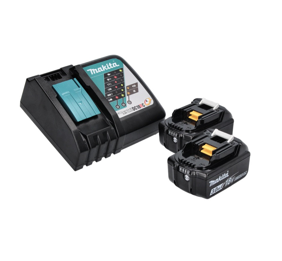 Makita DHP 485 RF perceuse à percussion sans fil 18 V 50 Nm sans balais + 2 batteries 3,0 Ah + chargeur