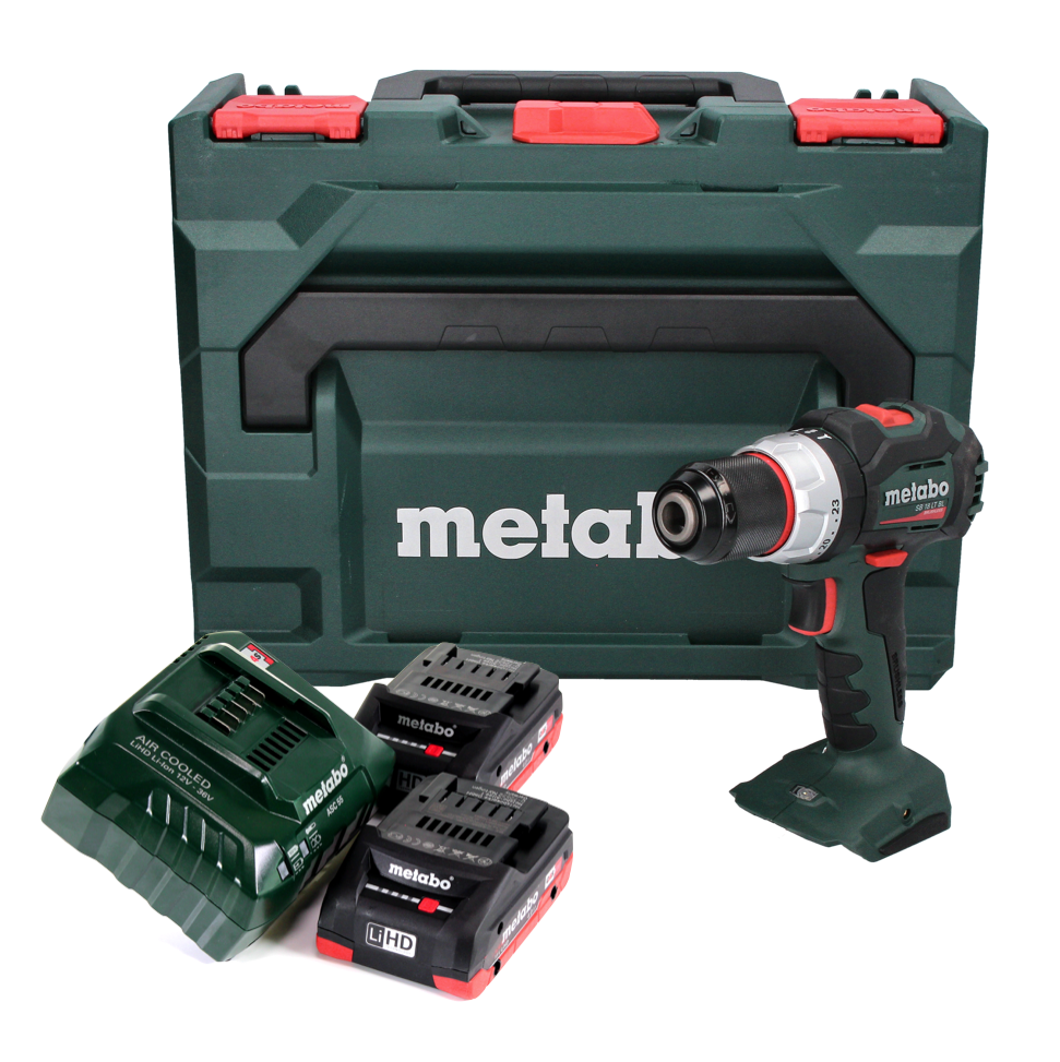 Metabo SB 18 LT BL Akku Schlagbohrschrauber 18 V 75 Nm Brushless + 2x Akku 4,0 Ah + Ladegerät + metaBOX