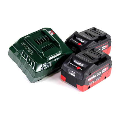 Perceuse à percussion sans fil Metabo SB 18 LT BL 18 V 75 Nm sans balais + 2 batteries 5,5 Ah + chargeur + métaBOX