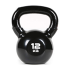 Kettlebell kettlebell en acier 12 kg 1 pièce caoutchoutée