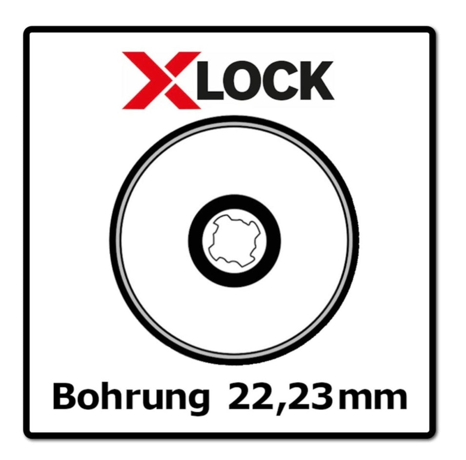 Bosch Expert for Metal Schruppscheibe X-LOCK 125 x 22,23 mm 10 Stk. ( 10x 2608619259 )