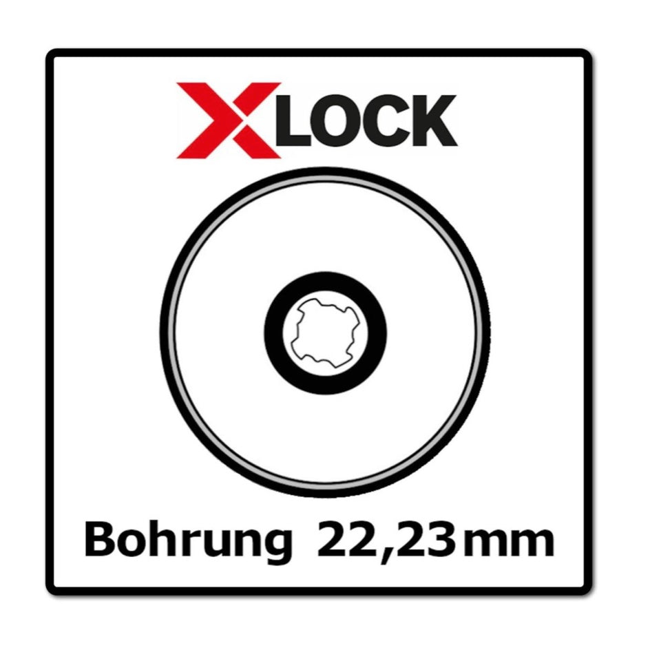 Bosch Expert X-LOCK Standard  for Metal Schruppscheibe 125 x 22,23 mm 10 Stk. ( 10x 2608619366 ) Gekröpfte Schruppscheibe - Toolbrothers