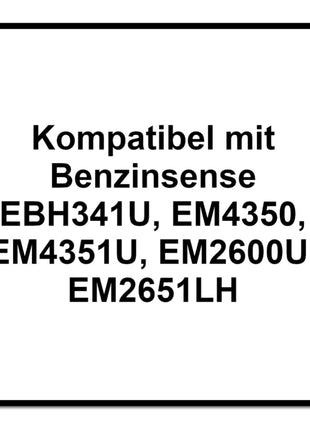 Makita 2-Fadenkopf Tap&Go Ø 130 mm 2,4 mm ( 191D93-3 ) für Benzinsense EBH341U, EM4350, EM4351U, EM2651LH - Toolbrothers