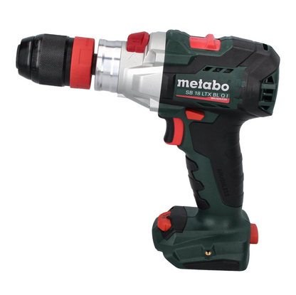 Perceuse à percussion sans fil Metabo SB 18 LTX BL QI 18 V 130 Nm sans balais + 2 batteries 4,0 Ah + chargeur + métaBOX