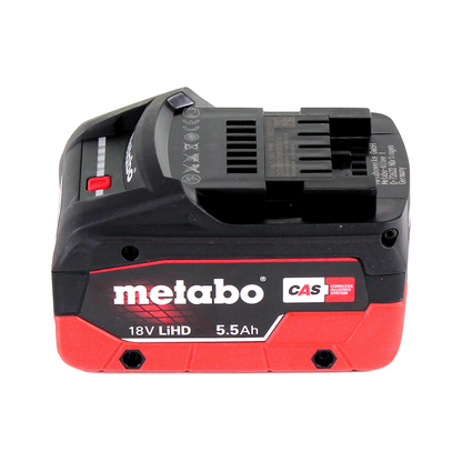 Perceuse à percussion sans fil Metabo SB 18 LTX BL QI 18 V 130 Nm sans balai + 1x batterie 5,5 Ah + métaBOX - sans chargeur