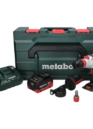 Perceuse à percussion sans fil Metabo SB 18 LTX BL QI 18 V 130 Nm sans balais + 1 batterie 5,5 Ah + chargeur + métaBOX