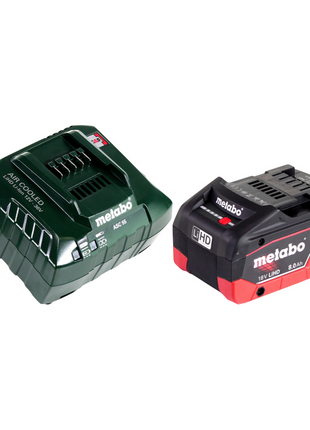 Perceuse à percussion sans fil Metabo SB 18 LTX BL QI 18 V 130 Nm sans balais + 1 batterie 8,0 Ah + chargeur + métaBOX