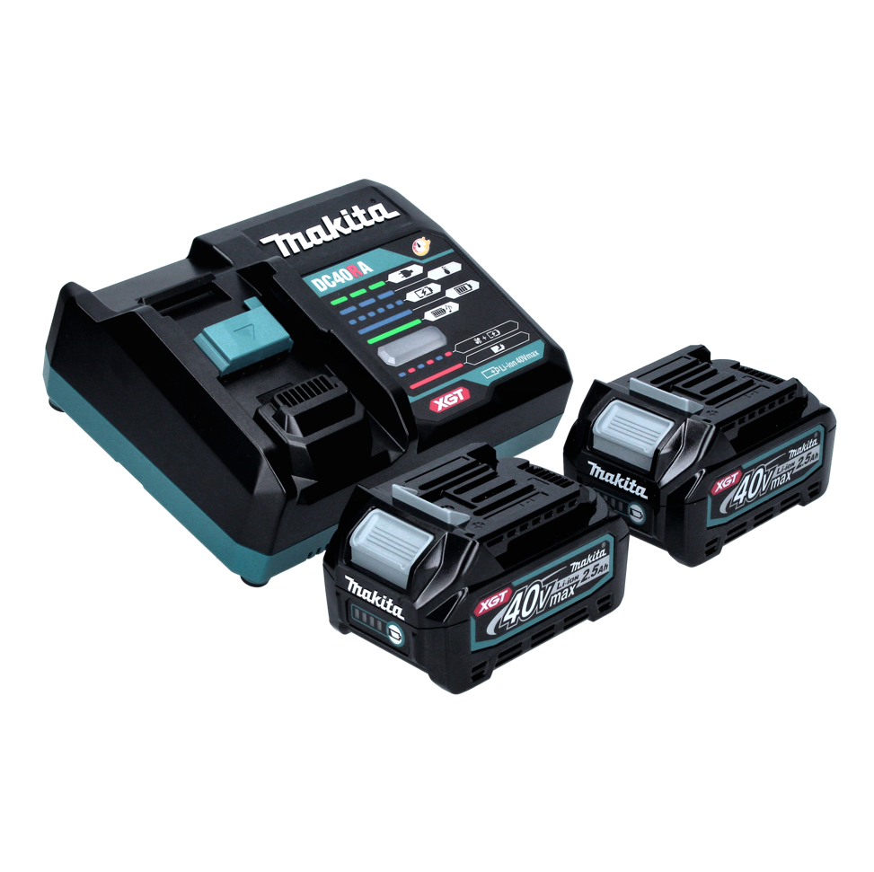 Makita UX 01 GD2 batterie multifonction 40 V max XGT Brushless + 2x batterie 2,5 Ah + chargeur