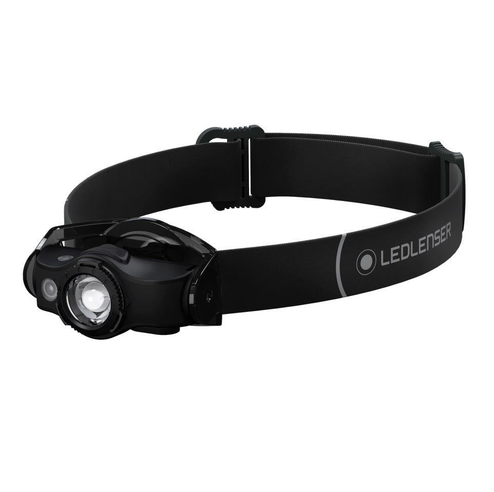 Lampe frontale LED Ledlenser MH4 400 lm IPX4 noir (502151) + 1x batterie + 1x câble de charge