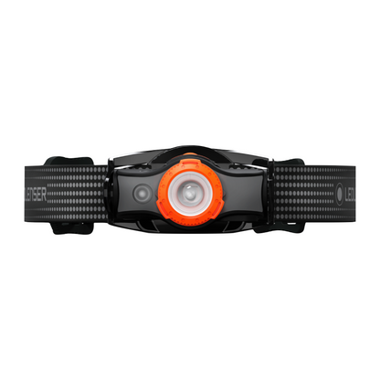 Lampe frontale LED Ledlenser MH5 400 lm IPX4 noir / orange (502143) + 1x batterie + 1x câble de charge