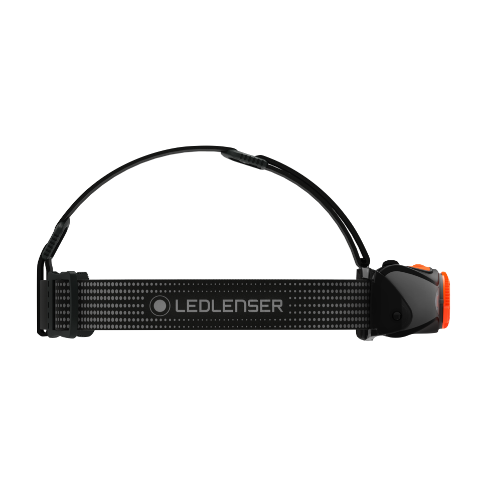 Lampe frontale LED Ledlenser MH7 600 lm IPX4 noir / orange (502153) + 1x batterie + 1x câble de charge