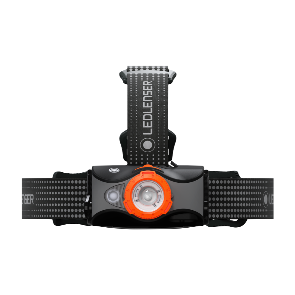 Lampe frontale LED Ledlenser MH7 600 lm IPX4 noir / orange (502153) + 1x batterie + 1x câble de charge